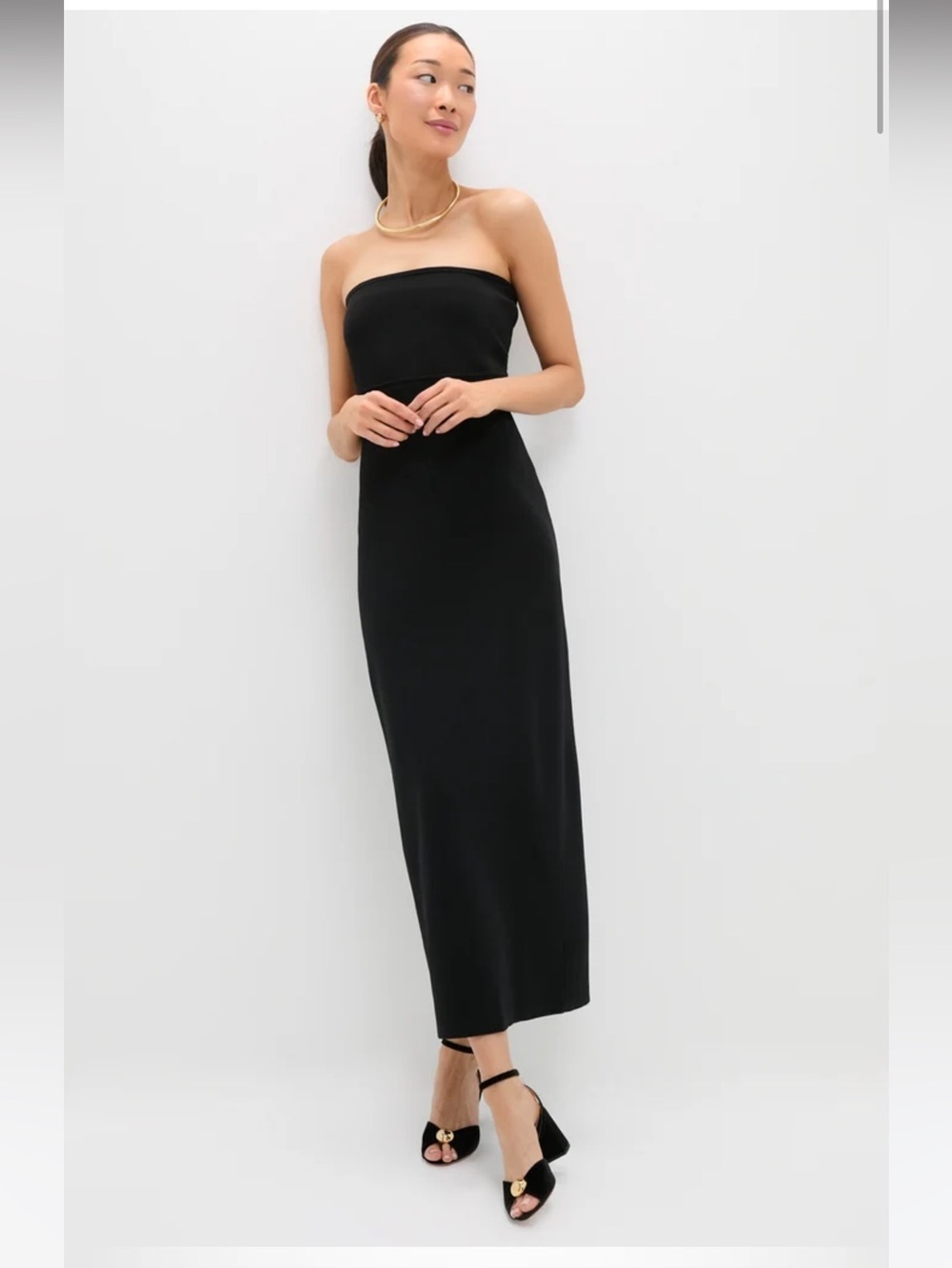 TUCKERNUCK Black Strapless Joelle Dress